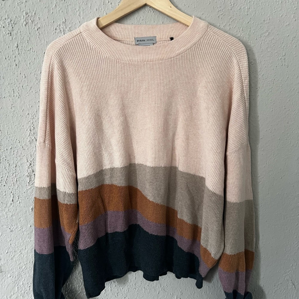 Prana Women's Multicolor Striped Sweater
